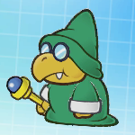 Paper Mario TTYD Switch Remake - Green Magikoopa