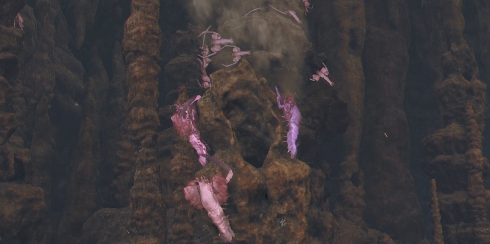 Pink Landlight Shrimp In-Game