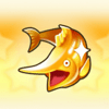 Golden Swordfish Icon
