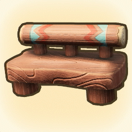 Tropical Wooden Bench