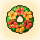 Tropical Flower Wreath