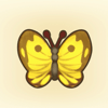 Yellow Butterfly Icon