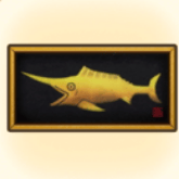 Golden Swordfish Print