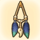 Blue Decorative Feather