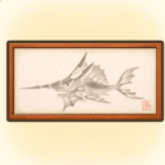 Poseidon Swordfish Print