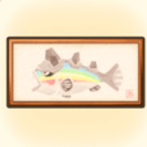 Rainbow Flying Fish Print