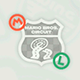 Mario Bros. Circuit Sticker