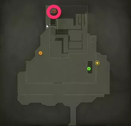 Claymore Graniny Gorki Lab Exterior: Inside Walls Map