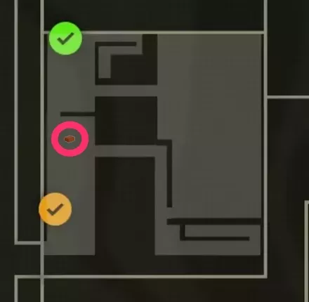 Handkerchief Groznyj Grad Weapons Lab: East Wing 2F Map