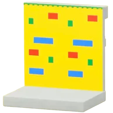 ACNH - Colorful LEGO Wall Image