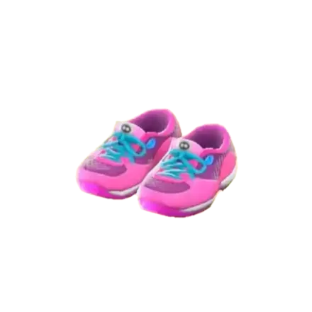 ACNH - Pink Trainers Image