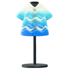 Blue Hotel Aloha Shirt