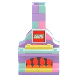 LEGO Fireplace - Cute