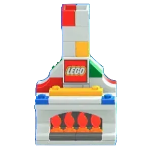 LEGO Fireplace - Modern