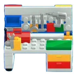 LEGO DIY Workbench - Modern