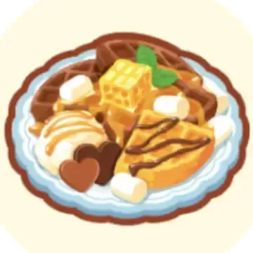 Pokemon Sleep - “Honey Gather” Chocolate Waffles