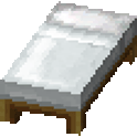 White Bed Icon