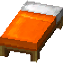 Orange Bed Icon