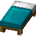 Cyan Bed Icon