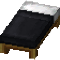 Black Bed Icon