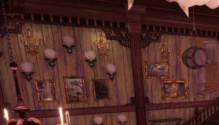 Yellow Wooden Walls Image