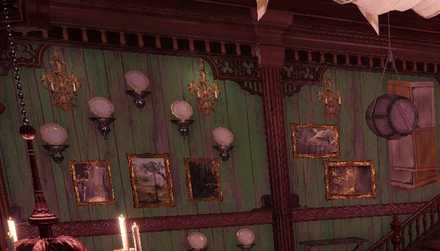 Green Wooden Walls Image