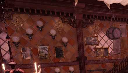 Ceramic Tile Wall (Orange) Image