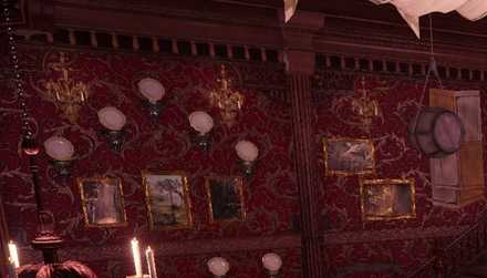 Luxury Patterned Wall (Red) Image