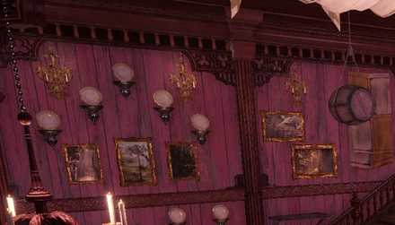 Red Wooden Walls Image