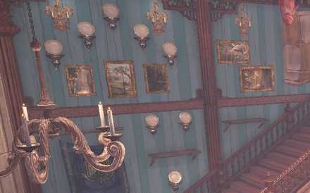 Striped Wall (Blue) Image