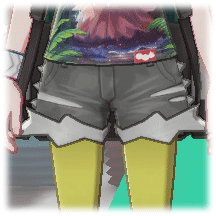 Damaged Denim Shorts