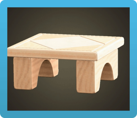 Wooden-Block Table Image