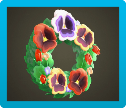 Pansy Wreath Image