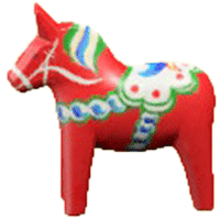 The Red version of Dala Horse