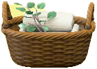 Rattan Towel Basket Image