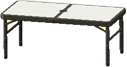 The Black version of Outdoor Table