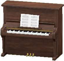 The Walnut version of Upright Piano