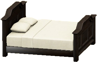 The Black version of Antique Bed