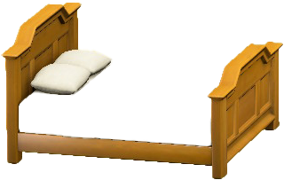 The Natural version of Antique Bed