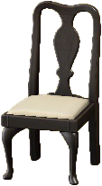 The Black version of Antique Chair