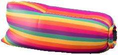 The Rainbow version of Inflatable Sofa