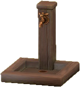 The Wooden version of Garden Faucet