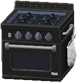 The Black version of Gas Range
