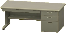 The Gray version of Office Desk