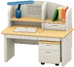 The White version of Study Desk