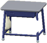 The Gray & Blue version of School Desk