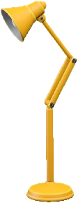 The Yellow version of Folding Floor Lamp
