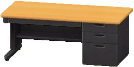 The Brown & Black version of Office Desk