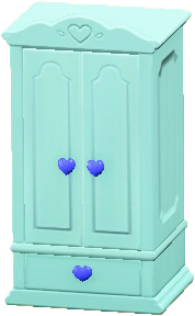 ACNH - The Sky Blue version of Cute Wardrobe