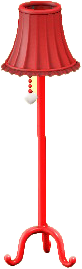 The Red version of Cute Floor Lamp